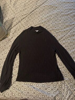 Ten Sixty Sherman Black Turtleneck Sweater